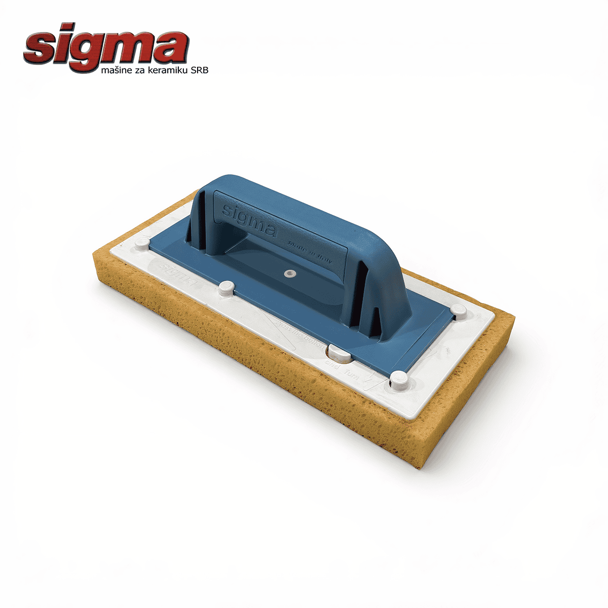 Sundjer za keramiku sa rezovima za fugovanje